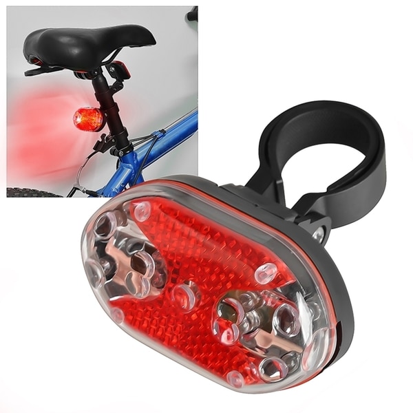 INSTEN 9 LED Safety Bicycle Rear Tail Lamp Head Flash Light Torch